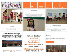 Tablet Screenshot of apexpeakpreschool.com